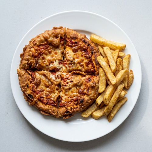 Full Fried Mushroom Pizza 