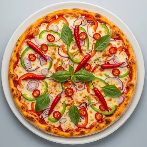 Spicy Veg Pizza 