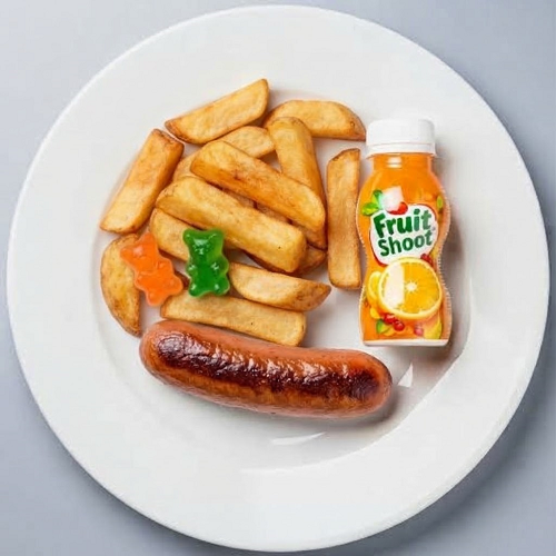 Kids Sausage (1) & Chips 