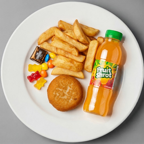 Kids Fish Cake (1) & Chips 