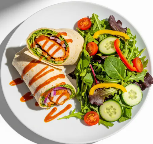Crispy Bbq Chicken Wrap 
